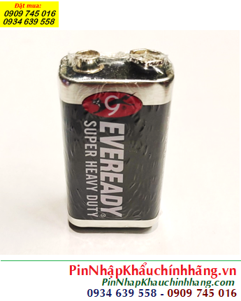 Eveready 1222BP1, Pin 9v vuông Eveready 1222BP1 Heavy Duty  chính hãng (loại vỉ 1viên)